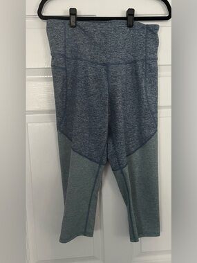 Champion Blue Heathered Two-Tone Track Joggers